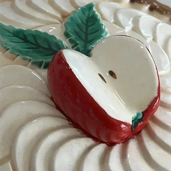 CERIART Apple Pie Ceramic Pie Plate with Lid – Hand-Painted Portugal - Picture 13 of 15